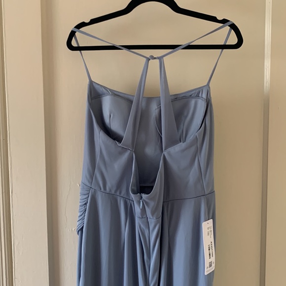 Azazie Kalea Dress in Dusty Blue - Picture 4 of 8